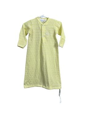 Vintage Baby Dior Infant Yellow Knit Gown 0–3M